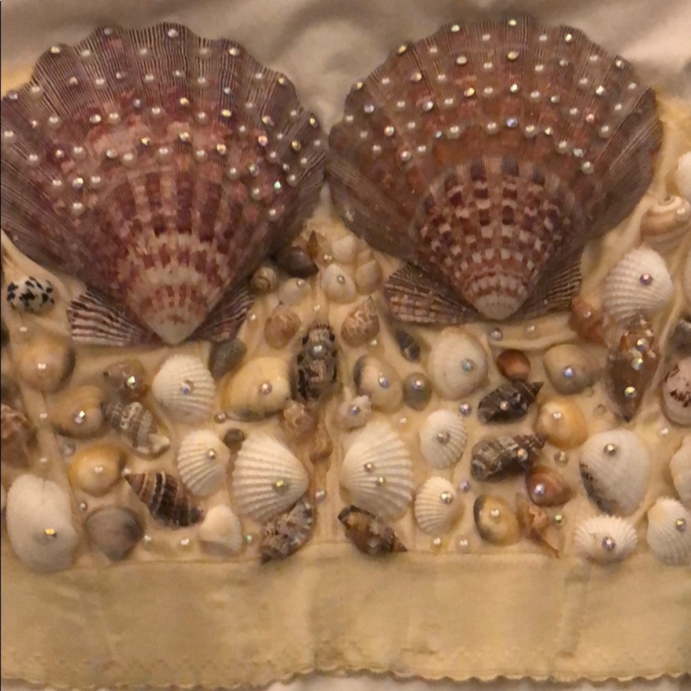 Handmade mermaid corset and tail